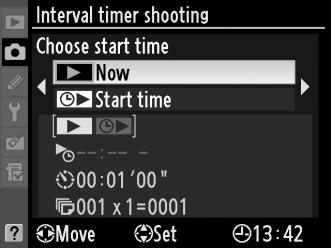 Az időzített felvételkészítés elindítása előtt készítsen egy próbafelvételt az aktuális beállításokkal, és ellenőrizze az eredményt a monitoron.