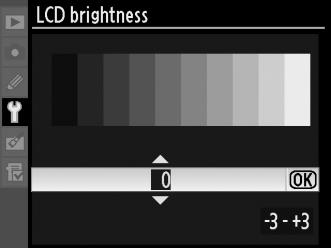 LCD Brightness (LCD monitor fényereje) G gomb B Beállítás menü A 1 vagy 3 gomb megnyomásával kiválaszthatja a monitor fényerejét.