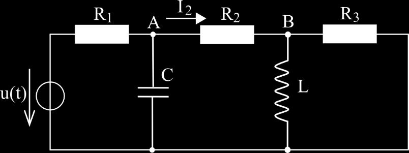 R1 = 6 Ω R2 = 8 Ω L = 15,9 mh C = 318 µf (Eredmények: U g = 20,6/ 31 o V, Z b = 5,14/ 31 o Ω, i2 = 2,3 sin (314t 18,9 o ) A 6.