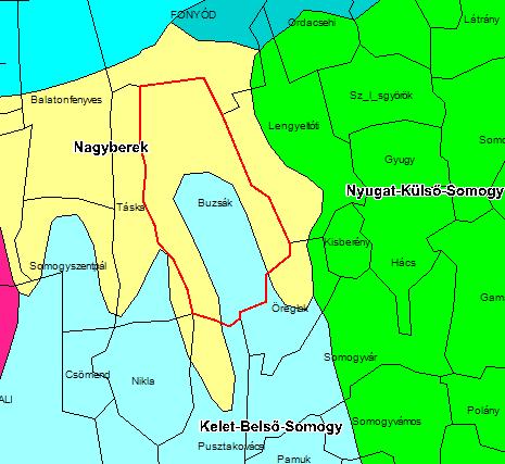 I.12. A táji és természeti adottságok vizsgálata I.12.1. Természeti adottságok Buzsák község Somogy megyében, a Fonyódi járásban, a Nagyberek szélén fekvő település.