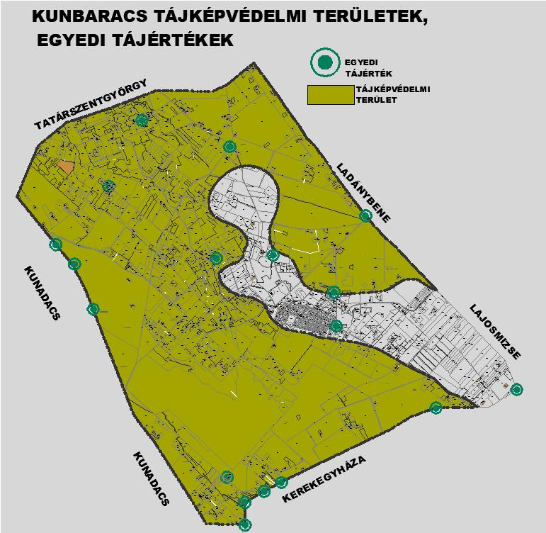 e) a tájképvédelmi