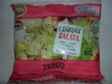 Mini salátatál kukoricával (endívia saláta, frisée saláta,