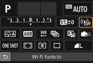 Újracsatlakozás Újracsatlakozás a Gyorsvezérlés használatával A Gyorsvezérlés használatával újracsatlakozhat azokhoz a Wi-Fi funkciókhoz, melyekhez kapcsolatcél-beállításokat regisztrált.