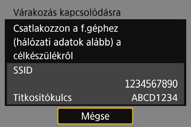 Az [AES] lehetőség kiválasztásakor megjelenik a virtuális billentyűzet (16. oldal).