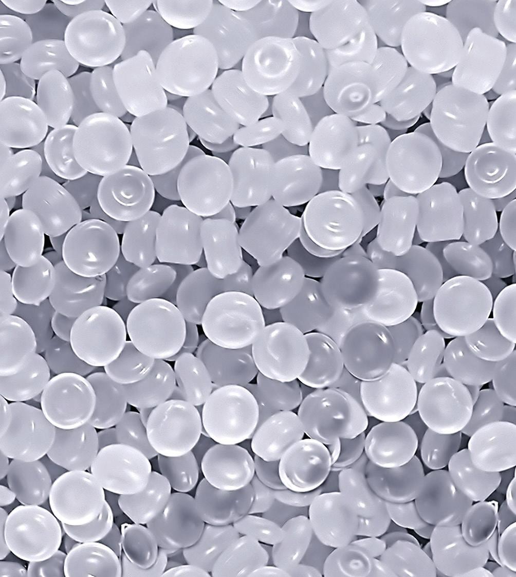 TÁROLÁS ÉS ANYAGKEZELÉS A granulátum 25 kg-os LDPE zsákokban kerül kiszerelésre. Szállításuk sztreccscsomago lással biztosított raklapokon történik, a rakománysúly 1375 kg polimer.