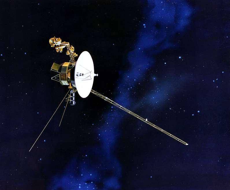 Voyager 1 űrhajó. Fellőve 1977 szept. 5-én 1979.jan. Jupiter 1980.aug.