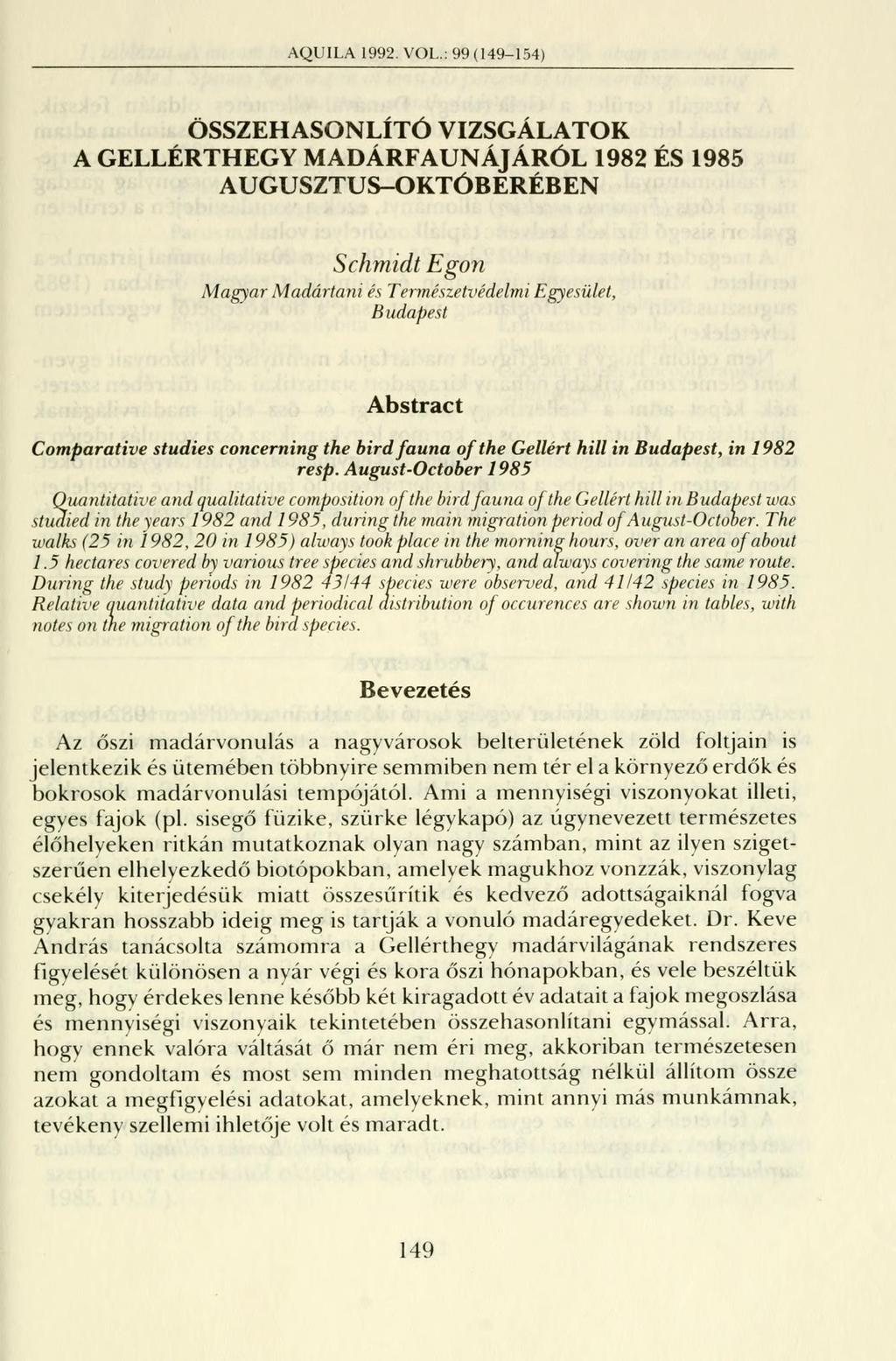 AQUILA 1992. VOL.