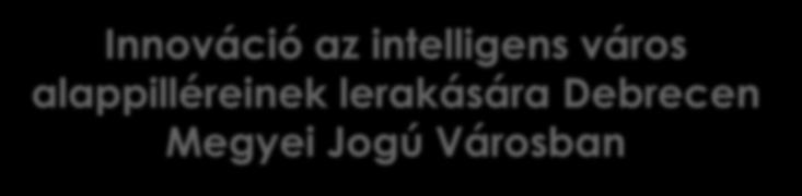 Innováció az intelligens város