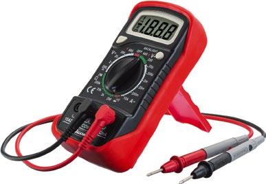 érdekében elállíhaó, gumi védőhüvellyel együ Mérőkábel érinésvédelel DC: 200 mv 600 V AC: 200 V 600 V DC: 200 ma 10 A Ellenállás: 200