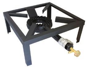 Teljesítmény: 8kW Gázrózsa: ø180mm Finommenetes láng szabályozó szelep Z-TOOLS Gázzsámoly 4 lábú 581 - -05