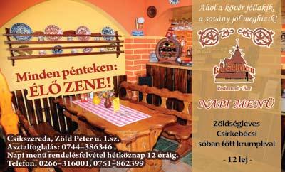 14. oldal hargitanépe 2012. június 11., hétfő hírfolyam > Csehországban edzőtáboroznak a gyergyószentmiklósi hokisok.