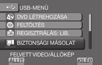 Fájlok másolása (folytatás) Biztonsági másolat készítése a számítógépen Előkészületek: Telepítse a szoftvert a számítógépre. Ellenőrizze, hogy elegendő szabad hely legyen a számítógép merevlemezén.