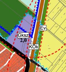 A módosítás hatása: környezeti terhelésnövekedéssel a TSZT módosítás nem jár.