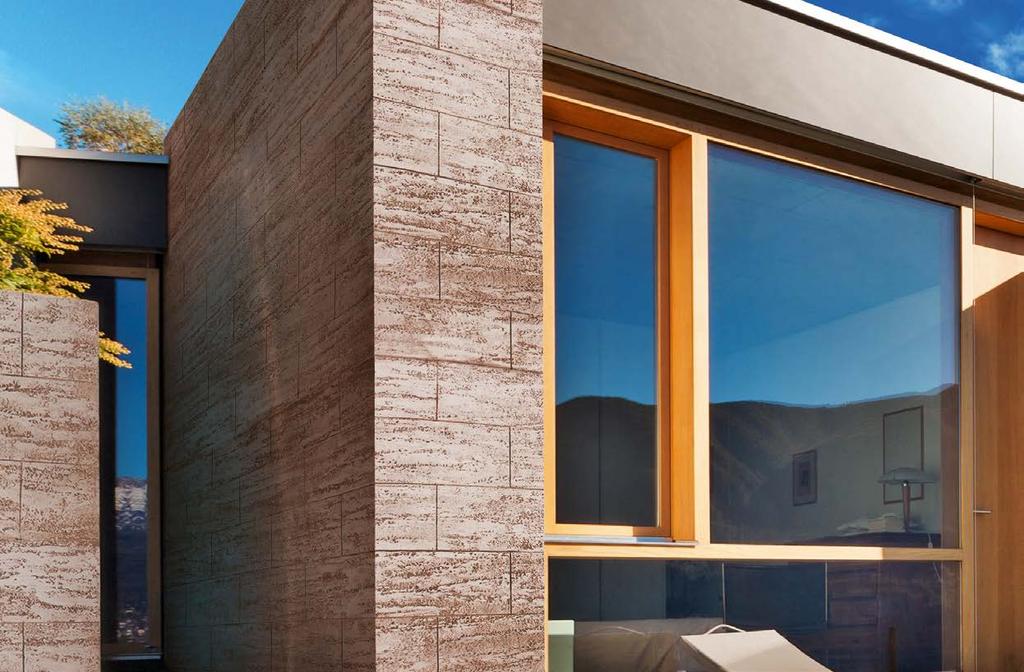20 MAXIDECOR Travertino Jellemzői és célhasználata: MA MAXIDECOR Travertino egy speciális dekoratív száraz típusú habarcs, amely a belső és külső ásványi felületek dekoratív védelmére szolgál.