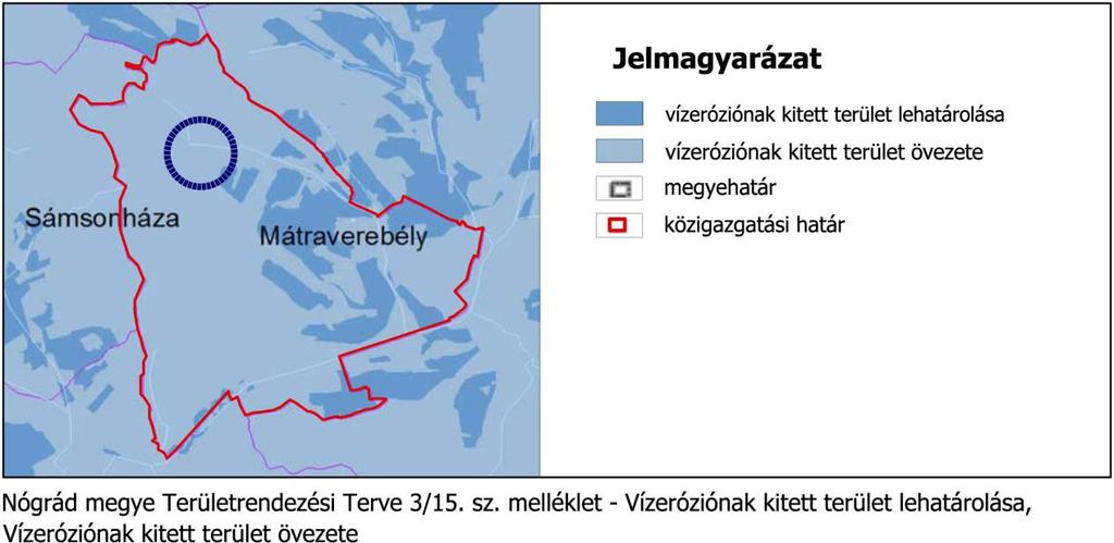 e) bekezdése alapján településrendezési eszközök készítésénél, módosításánál nem kell alkalmazni, mivel azokat az Mtv. megszüntetette: Országos komplex tájrehabilitációt igénylő terület övezete (Mtv.