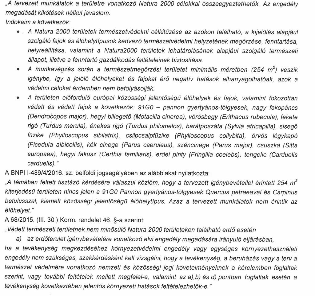 A Településszerkezeti terv módosítása, biológiai aktivitásérték egyensúly Az épített környezet alakításáról és védelméről szóló 1997. évi LXXVIII. Tv. (Étv.) 7. (3) bek.