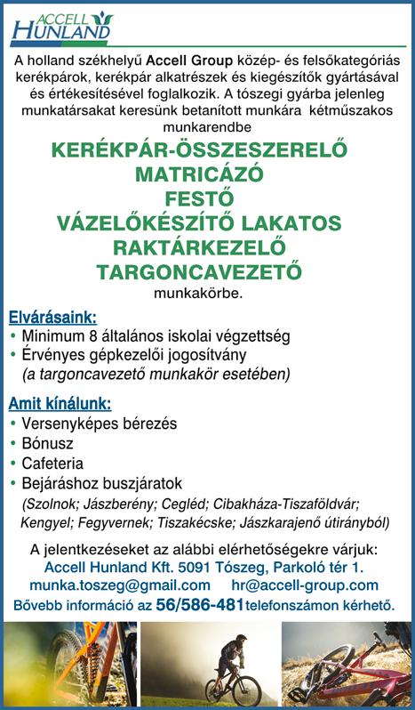 000 Forint cafetéria/hó Teljesítménybér akár 60.000-80.