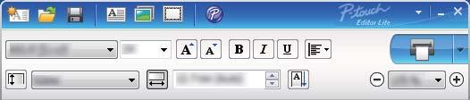 8 A P-touch Editor Lite használata (csak Windows esetén) 8 A P-touch Editor Lite használata (csak QL-810W) (csak Windows esetén) 8 A P-touch Editor Lite segítségével számos egyszerű címkeelrendezést