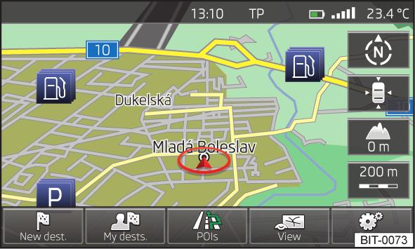 Navigáció A navigációs rendszer ismertetése Előszó a navigációhoz Bevezetés a témába Ebben a fejezetben a következő témákhoz talál információkat: Főmenü 43 Navigációs adatok 44 A figyelmét elsősorban