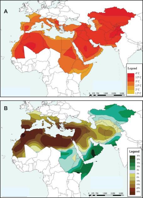 klíma-modellek előrejelzései szerint a hőmérséklet átlagosan 1,1-6,4 o C-kal fog emelkedni 2071 és 2100 között (Barrow és Hulme 1996), míg a CO 2 koncentráció 1,3-szor nagyobb lesz az atmoszférában,