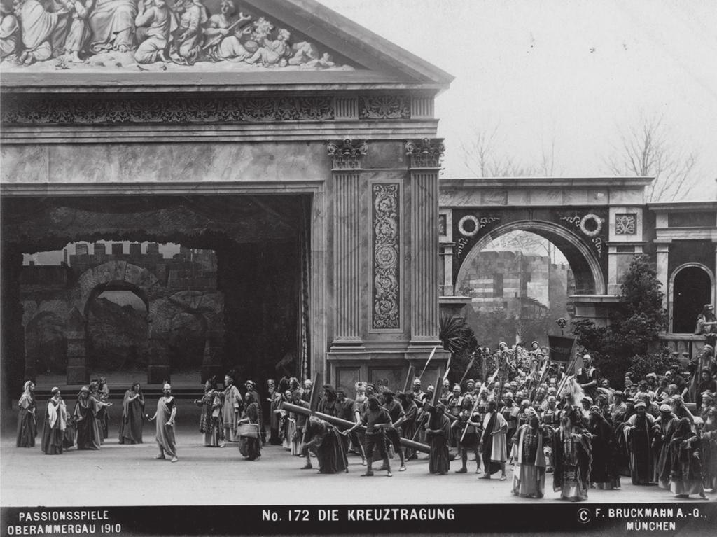 2. kép. Az oberammergaui passiójáték 1910-ben Fotográfia: F. Bruckmann A.-G. München. MOHA-azonosító: a-f-00025_25.