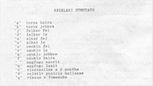 Pályatanítás. ábra: Kezelés útmutató Az előző menüponthoz hasonló mozgatást tesz lehetővé, egészítse azzal, hogy a épernyő jobb oldalán folyamatosan megjelen a léptetőmotoro megtett lépéseneszáma.