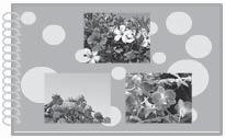 4. fejezet Számítógép nélküli nyomtatás 4. Érintse meg a kívánt ClipArt-elemet. 5. A megfelelő képernyőgombok használatával nagyíthatja, kicsinyítheti vagy el is forgathatja a ClipArt-elemet.