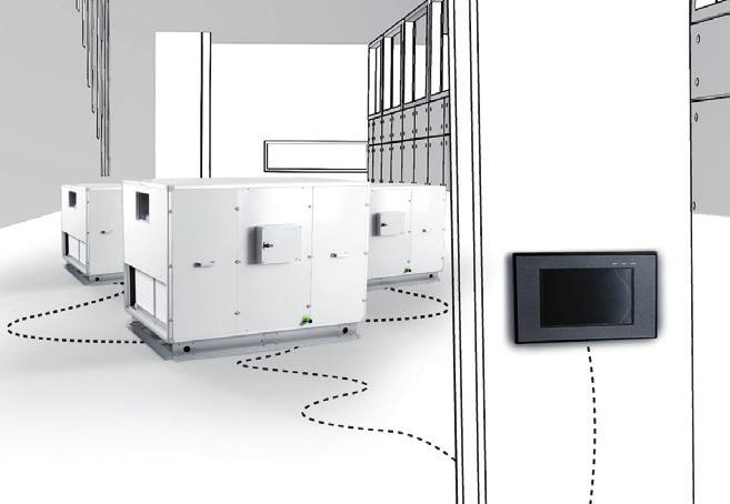kiegészítő modulok KNX, MODBUS és BACnet, okostelefon app, stb.