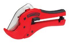 (inch) típus azonosító 0-26 0-1 ROCUT 26 23-00 Könnyű és masszív üvegszál erősítésű szerszámtest Ergonomikus forma Rozsdamentes V alakú acél vágópenge Biztonsági zár SUPER EGO KPE csővágó olló