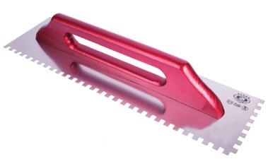 glettelő, INOX 130x480 21-00 Keményfa-markolat Markolat és glettvas 6 ponton rögzített