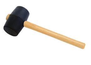 ÉPÍTŐIPARI SZERSZÁMOK / KŐMŰVES ÉS GUMIKALAPÁCSOK, BONTÓVÉSŐK Z-TOOLS Gumikalapácsok fehér tömeg (g) fej 500 ø55/ø65x95 12-00 720 ø65/ø70x1 12-00 Fehér, gumiból
