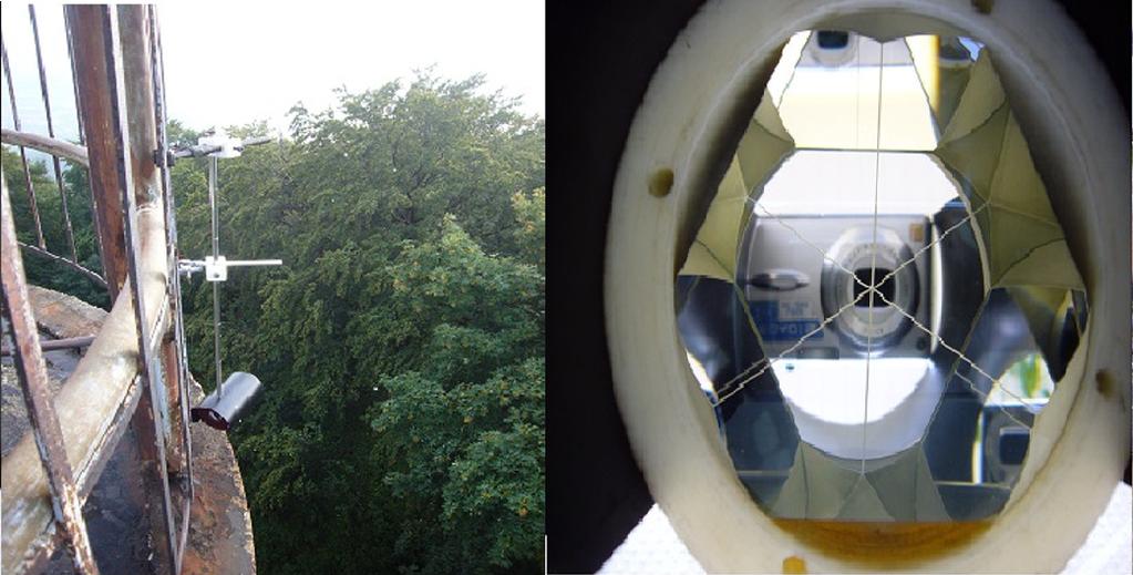 30 méterre lévő fának egyik ága - amelyet nem tudtam a terepviszonyok miatt eltávolítani, és a LIDAR állomás helye is egy stabil beton lapon kötött volt, így nem igazán volt mozgástér.