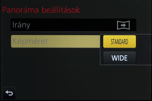 Az LX15 panoráma móddal is kényezteti tulajdonosát. Mint az összes többi funkciót, úgy ezt is igényeinkhez igazíthatjuk.