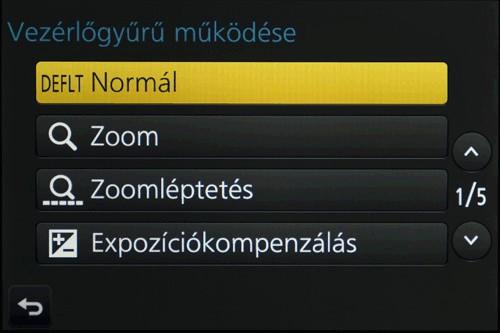 Ugyanez érvényes a tárcsákra is, hiszen nem lenne a Panasonic gépe a DMCLX15, ha erre nem lenne mód.