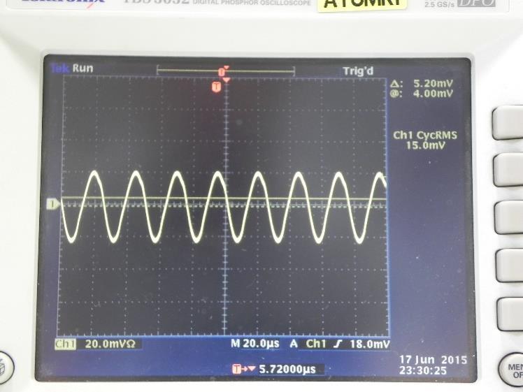 Terminal voltage GVM (kv) 13. ábra: A TV ripple mérés tipikus eredménye 5.2 Hosszú távú stabilitás mérés A terminálfeszültség hosszú távú stabilitása is nagyon fontos a ripple mellett.