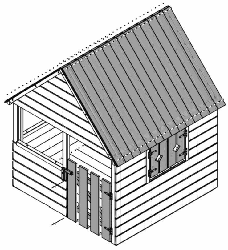 4 Namestitev strešnih desk, vrat in naoknic 4 23 3,5 25 mm 24 3,5 35 mm 26 2,5 50 mm 36 1 120 Montaža A 2 A B 8 7 B 15 38 cm 11 11 cm 12 11 28 28 8 1.