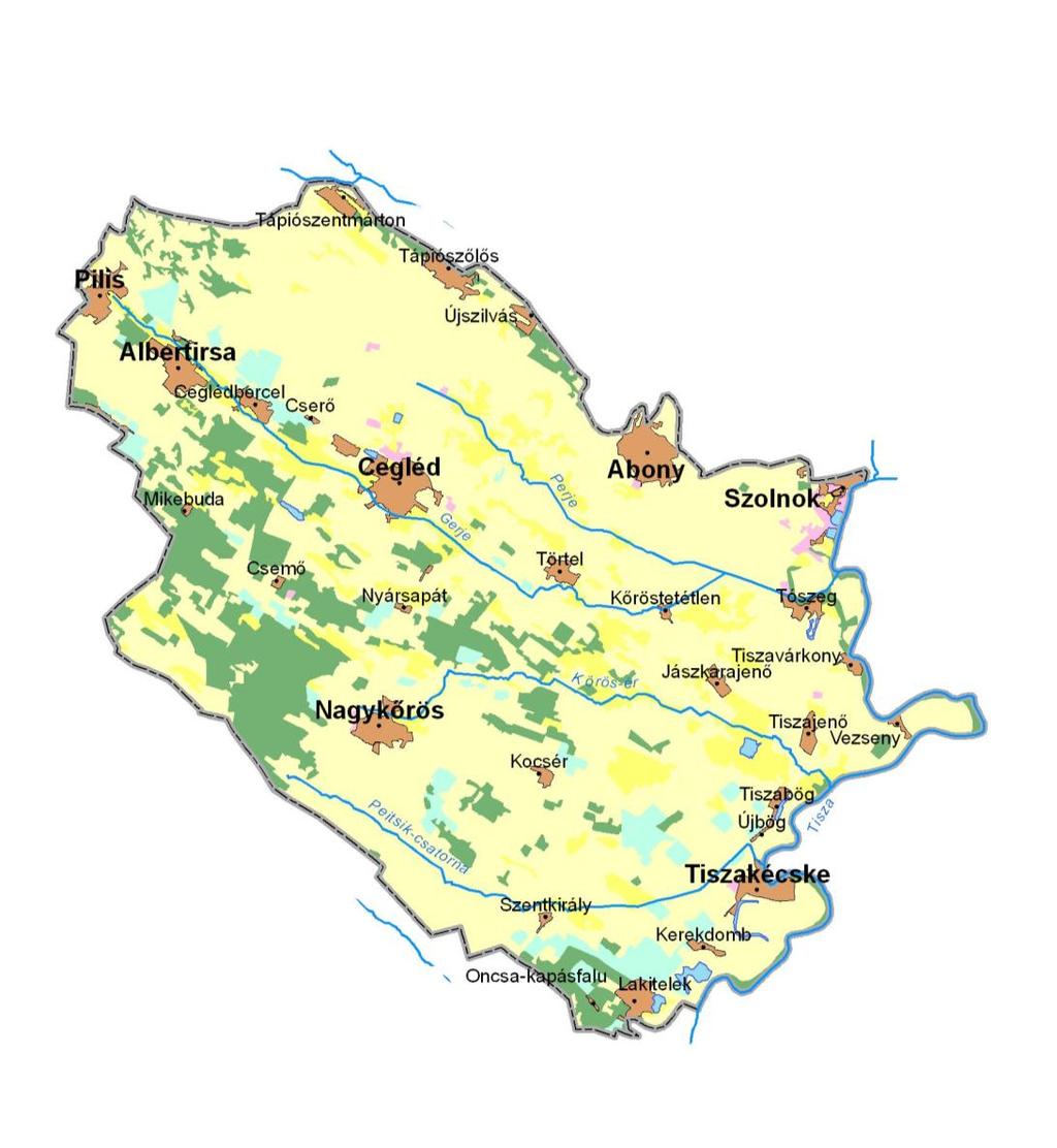 JELENTŐS VÍZGAZDÁLKODÁSI KÉRDÉSEK Közép-Tisza-vidéki Vízügyi Igazgatóság Vízvédelmi és