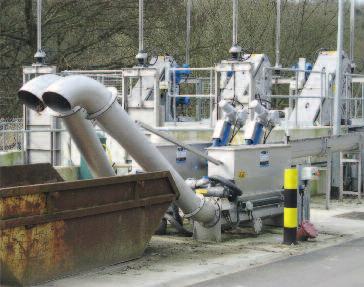 WASTE WATER Solutions Rácsszemétkezelés HUBER WAP liquid Mosóprés Mosóprés az igen finom rácsszemét víztelenítésére / tömörítésére cserélhető szűrőfenék az optimális karbantartás és szervizelés