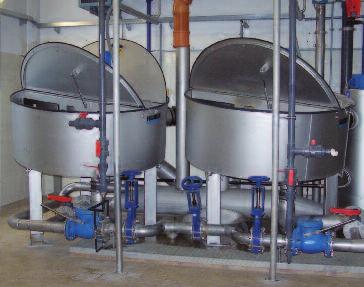 bar alacsony szürletterhelés kopásálló nemesacél szűrőszövet nincsenek kenési helyek majdnem zajmentes működés specifikus teljesítményszükséglet < 0,02 kwh/m 3