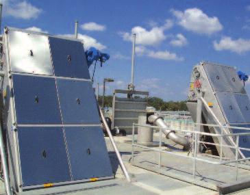 WASTE WATER Solutions Mechanikus szennyvíztisztítás HUBER RakeMax -hf Körbefutó fésűs rács nagy rácsszemétkihordó kapacítás és kis hidraulikus rácsveszteség egyben a rácsrostély és a kihordó