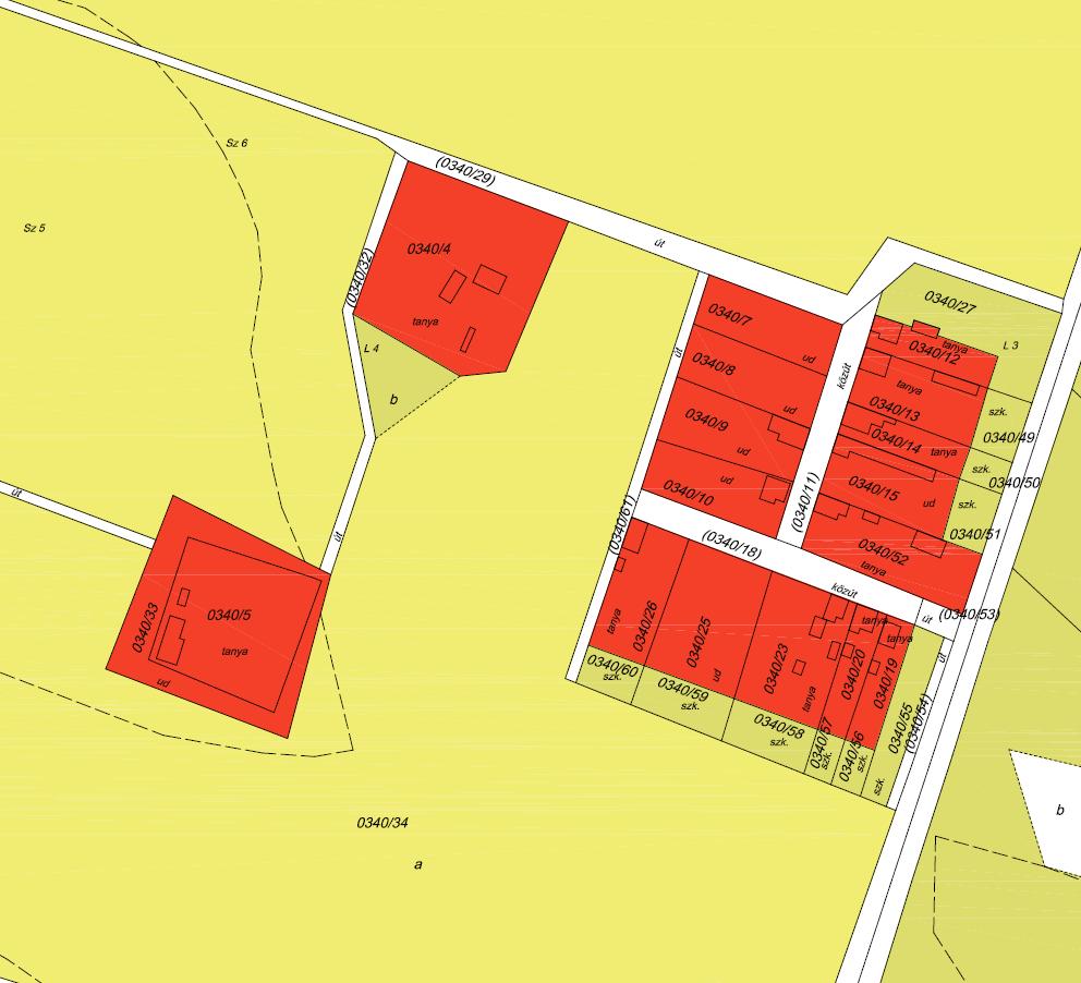 4. térkép: Károlytelep Forrás: saját szerkesztés A külterület nagyobb beépítése szánt területe az ipari park területe a 44.