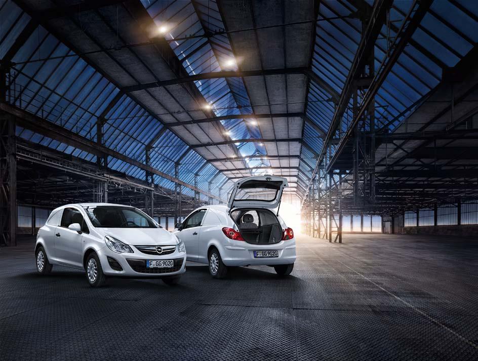 Opel Corsavan. Ha munkája során a forgalmas városi utcákat kell járnia, az Opel Corsavan segít megtenni az utat.