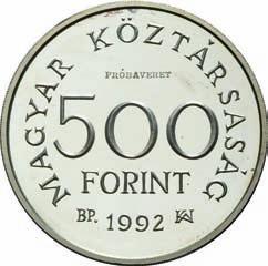 Tervezô /Entwerfer/ Designer: Kis Nagy András Magyar Állami Pénzverô, Ungarische Staatliche Münzstätte, Hungarian State Mint, Budapest 388 389 E: MAGYAR KÖZTÁRSASÁG