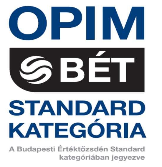 RÉSZVÉNYSTRUKTÚRA, TULAJDONOSI KÖR Az OPIMUS GROUP Nyrt. alaptőkéjét az Éves jelentés előterjesztésével egyidejűleg 315.910.361 db, egyenként 25 Ft névértékű törzsrészvény alkotja.