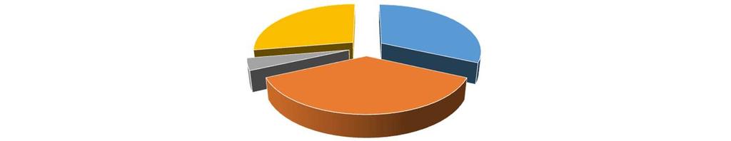 egyéb ráfordítás 28% értékcsökkenés 4% anyagjellegű ráfordítás 32% személyi ráfordítás 36% Az anyagjellegű ráfordítások (52,7 M Ft) a bázisidőszakhoz képest 60%-kal növekedtek, a személyi jellegű