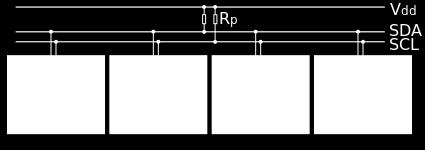 I 2 C busz Az Inter-Integrated Circiut (I 2 C) buszt a Philips fejlesztette 1982-ben.