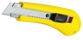 TÖRDELHETŐ PENGÉS KÉSEK TÖRDELHETŐ PENGÉS KÉS- AUTOMATIKUS RÖGZÍTÉS fémmegvezetésű sínen, ütésálló ház 0-10-280 180 18 mm X 6 3253560102807 1-10-280 180 18 mm - 6 3253561102806 SM TÖRDELHETŐ PENGÉS