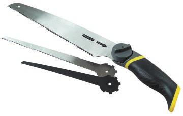 1-15-252 13 tpi 250 mm - 4 3253561152528 3 IN 1 FŰRÉSZ sokoldalú felhasználást biztosít a három különböző fűrészlap univerzális