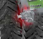 A Fendt 1000 Vario akár hét kihelyezett hidraulika körrel rendelkezhet: ebből hat hátul, ey pedi elől.
