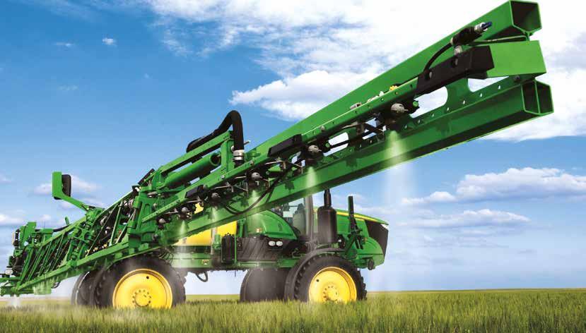 MUNKAGÉPEK- Gépajánlat 2017 JOHN DEERE R4030/R4038 ÖNJÁRÓ SZÁNTÓFÖLDI PERMETEZŐGÉPEK A 4730/4830-as szériát váltó R4030/R4038 önjáró szántóföldi permetezőket a korábbinál még nagyobb teljesítményű